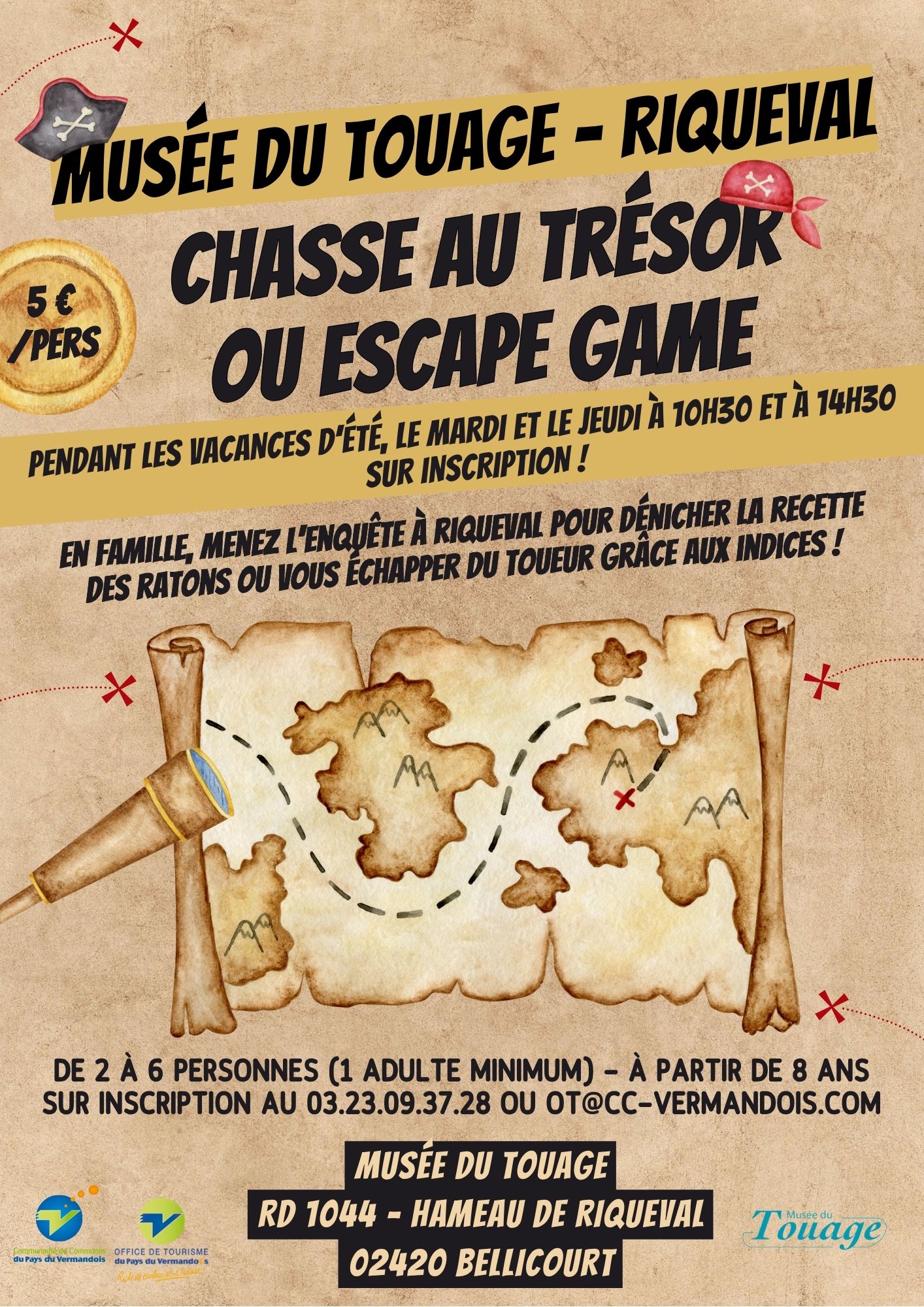 Escape Game ou Chasse au Trésor