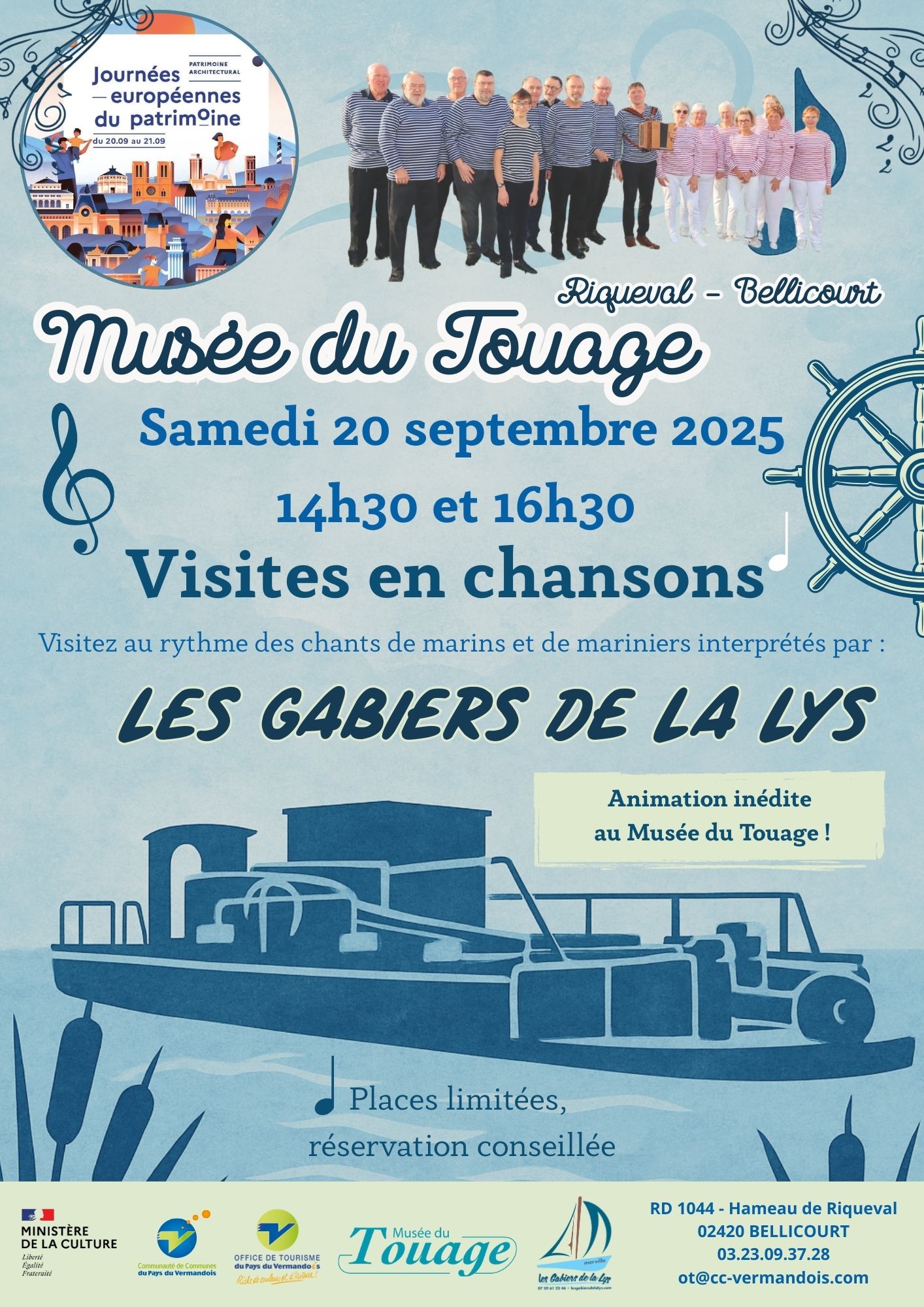 Journées du Patrimoine 2025 au Musée du Touage