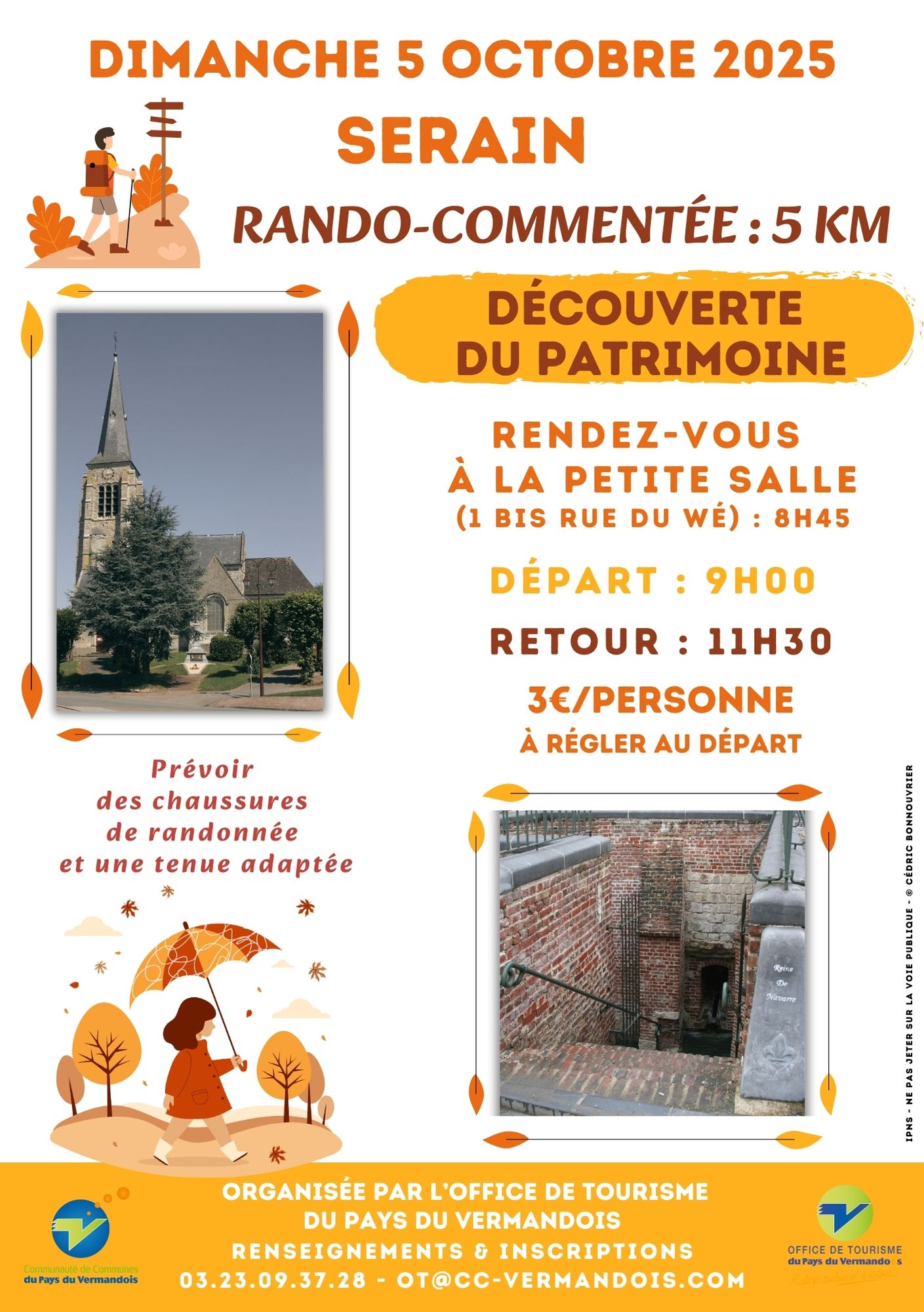 Randonnée à Serain
